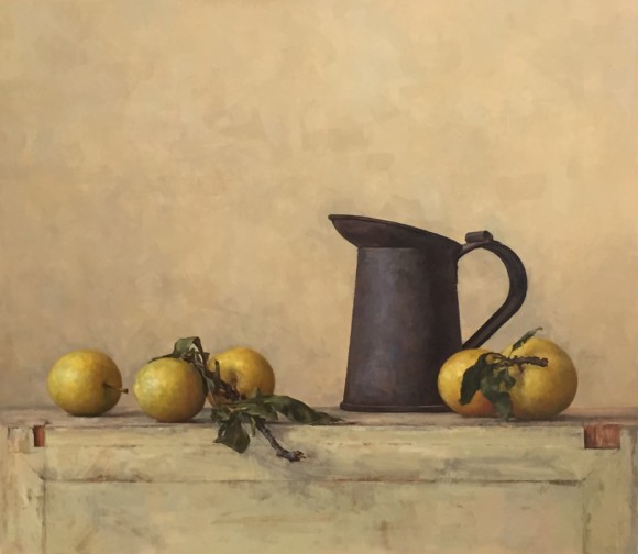 Composition In Yellow (Plums)